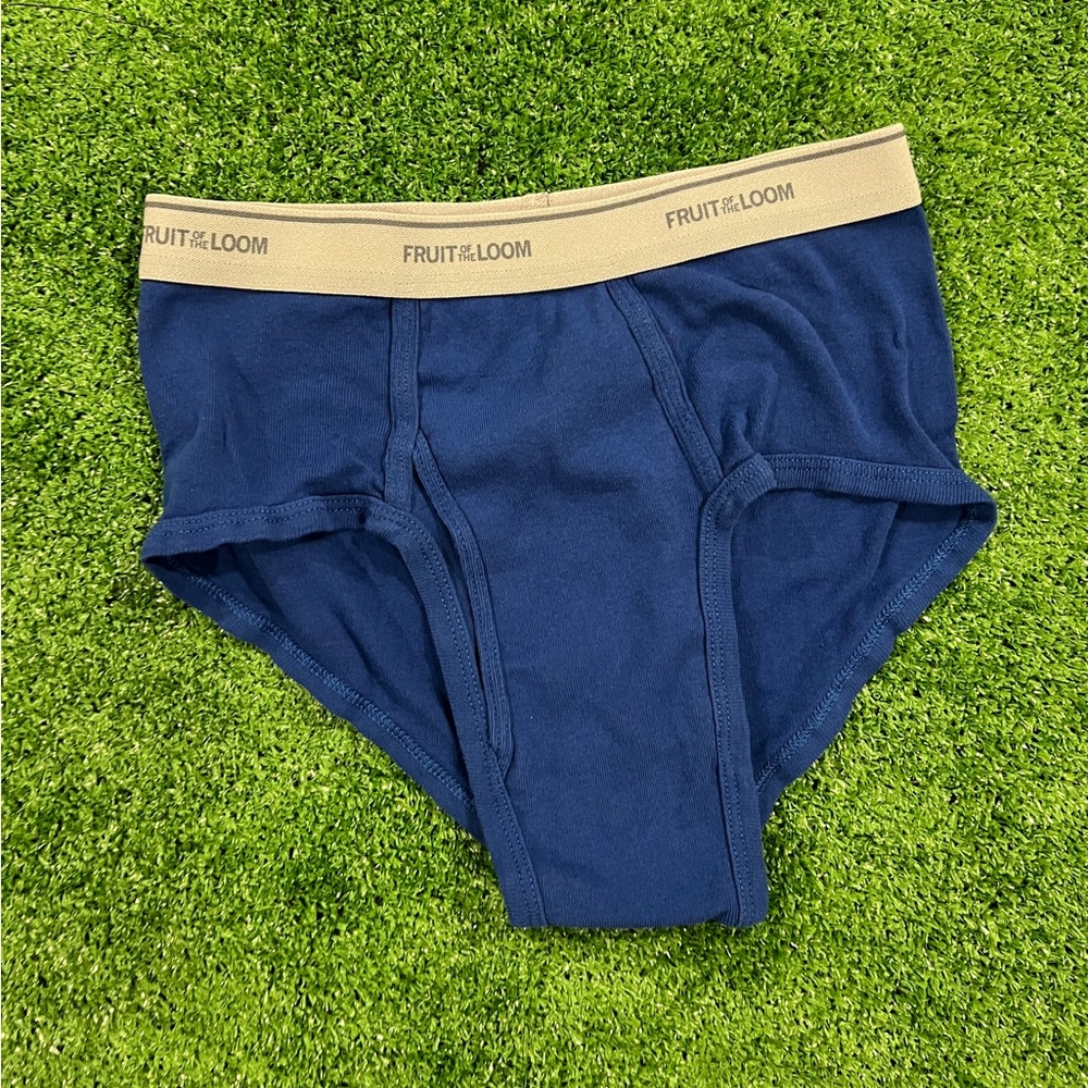 🩲 BLUE MEDIUM FRUIT OF THE LOOM COTTON BRIEFS